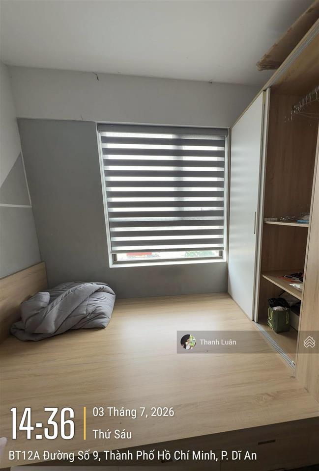 Cho thuê cc 2pn, 2wc, 77,4m² tại opal boulevard, 8 triệu/th