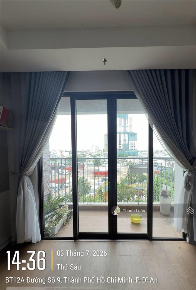 Cho thuê cc 2pn, 2wc, 77,4m² tại opal boulevard, 8 triệu/th