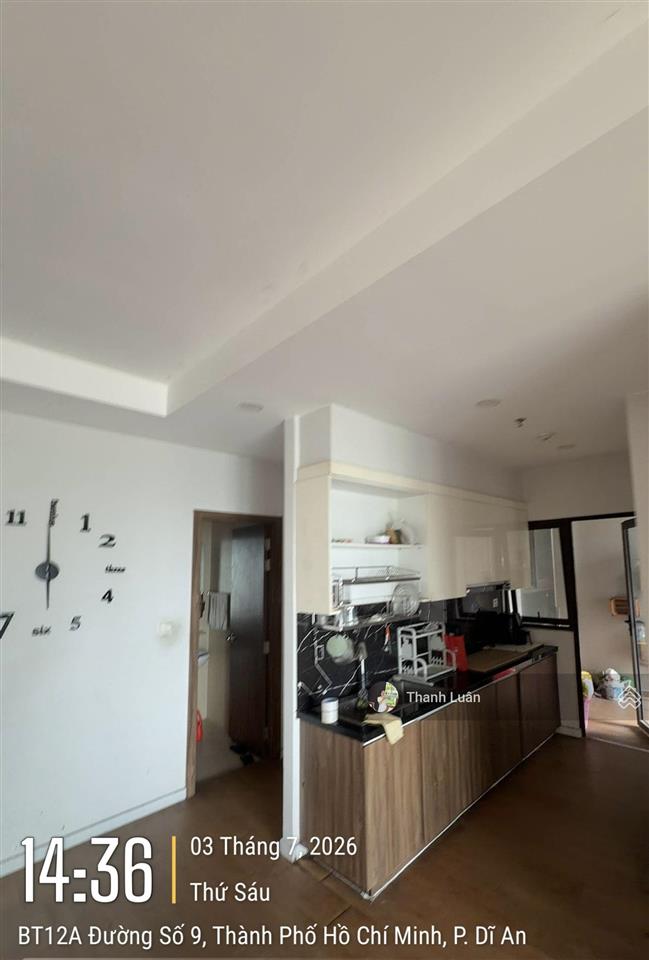 Cho thuê cc 2pn, 2wc, 77,4m² tại opal boulevard, 8 triệu/th