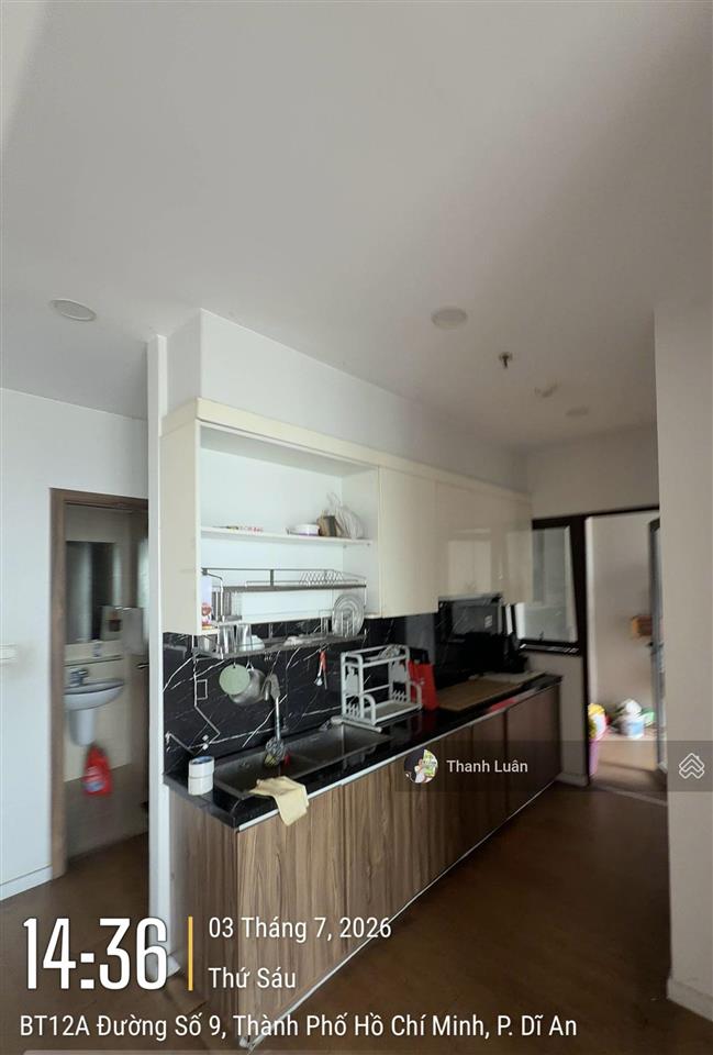 Cho thuê cc 2pn, 2wc, 77,4m² tại opal boulevard, 8 triệu/th