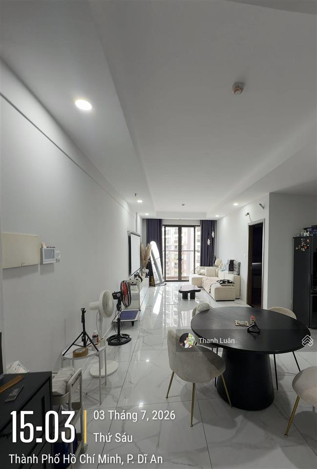 Opal boulevard 2pn 2wc 85,7m2, view đông nam giá 3,75 tỷ tặng nội thất nhà mới