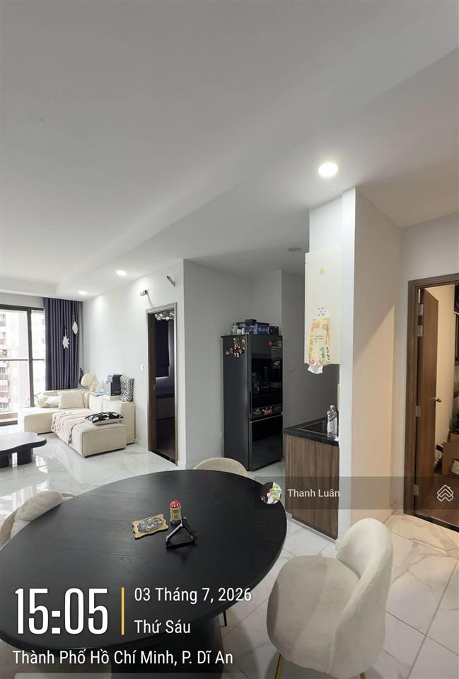 Opal boulevard 2pn 2wc 85,7m2, view đông nam giá 3,75 tỷ tặng nội thất nhà mới