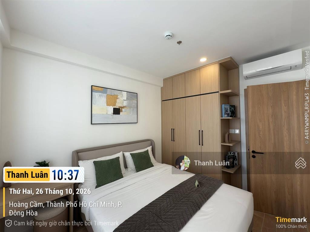 Nhà mới nhận cho thuê căn 2pn2wc 66m2 giá 8,5 triệu/tháng free 2 năm pql green skyline tặng rèm bếp