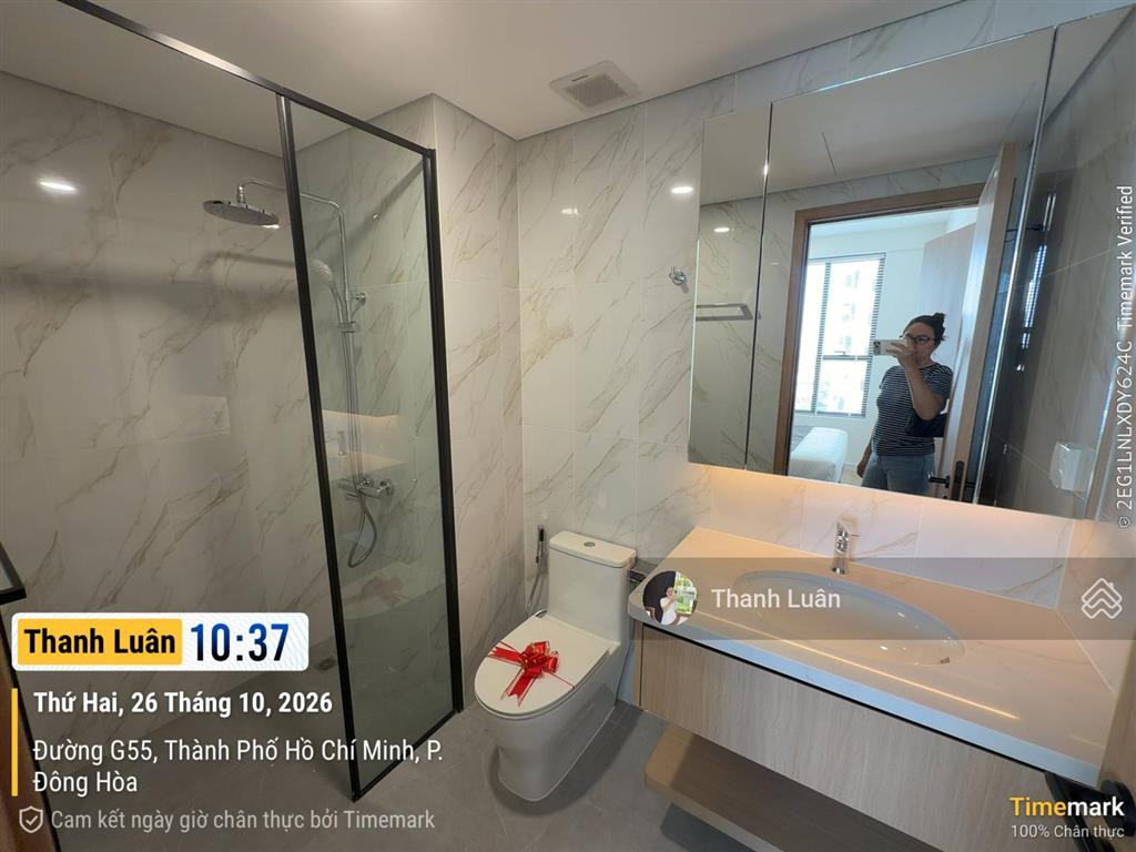 Nhà mới nhận cho thuê căn 2pn2wc 66m2 giá 8,5 triệu/tháng free 2 năm pql green skyline tặng rèm bếp