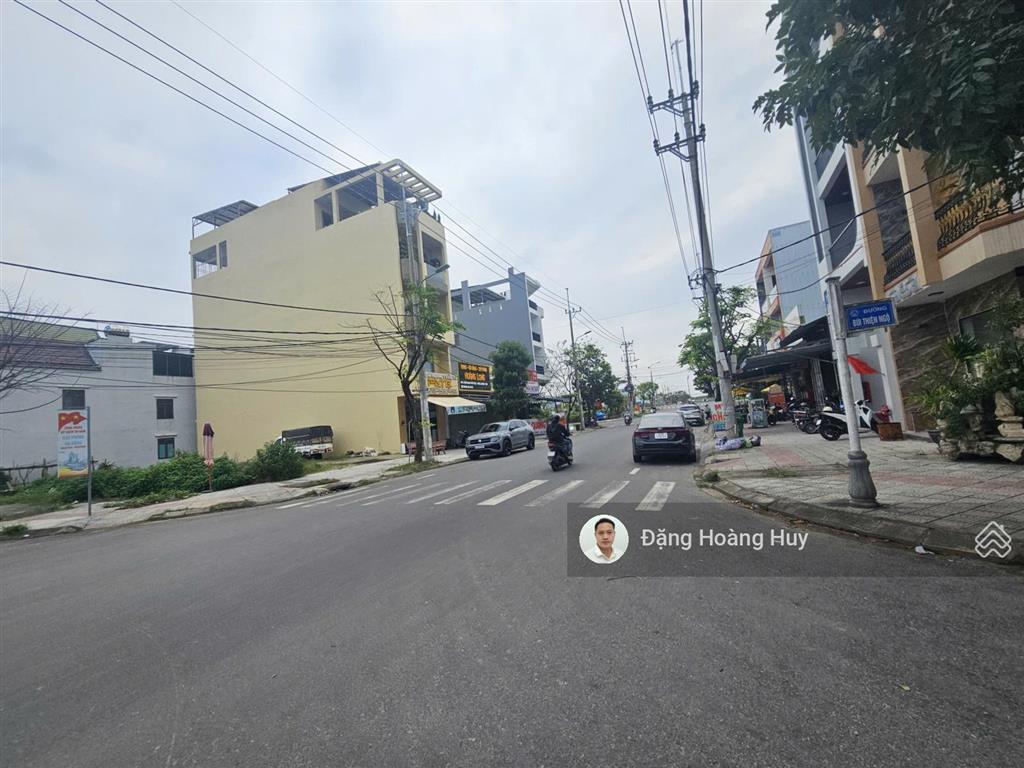 Bán lô góc ngã tư đường 10m5 mai chí thọ & bùi thiện ngộ  hòa xuân  cẩm lệ