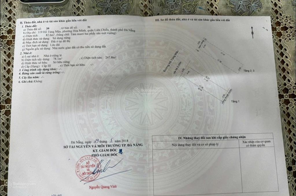 Bán nhà riêng đẹp tại hồ tùng mậu, hòa minh, liên chiểu, đà nẵng, 12,9 tỷ, 83m2