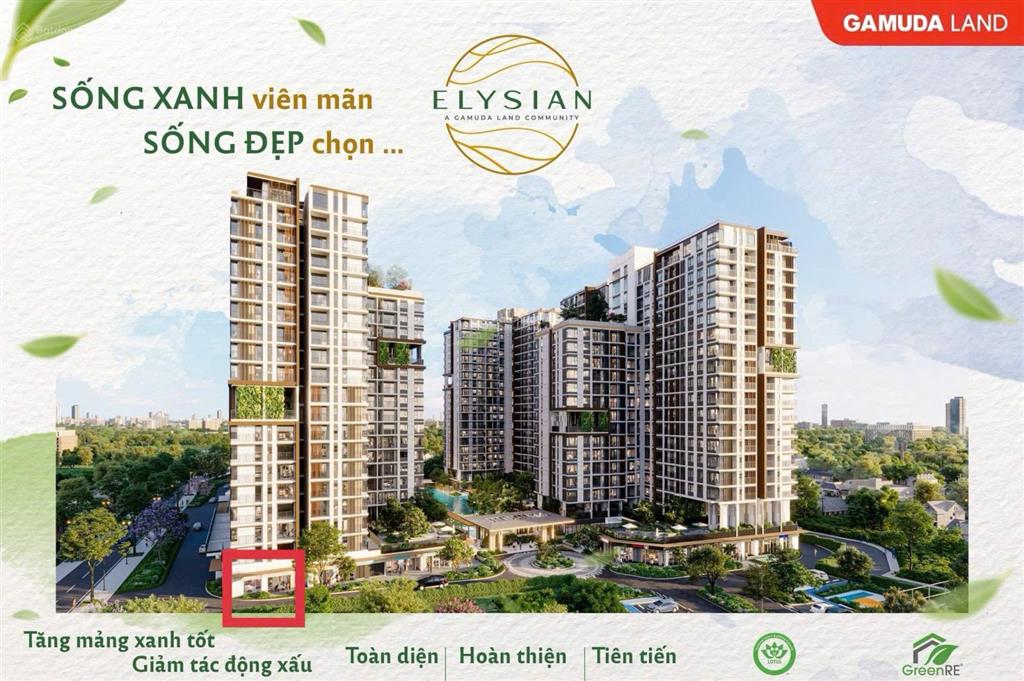 Bán shophouse tại chung cư elysian, 11,5 tỷ, 103m2, giá cực chất  0919 147 ***