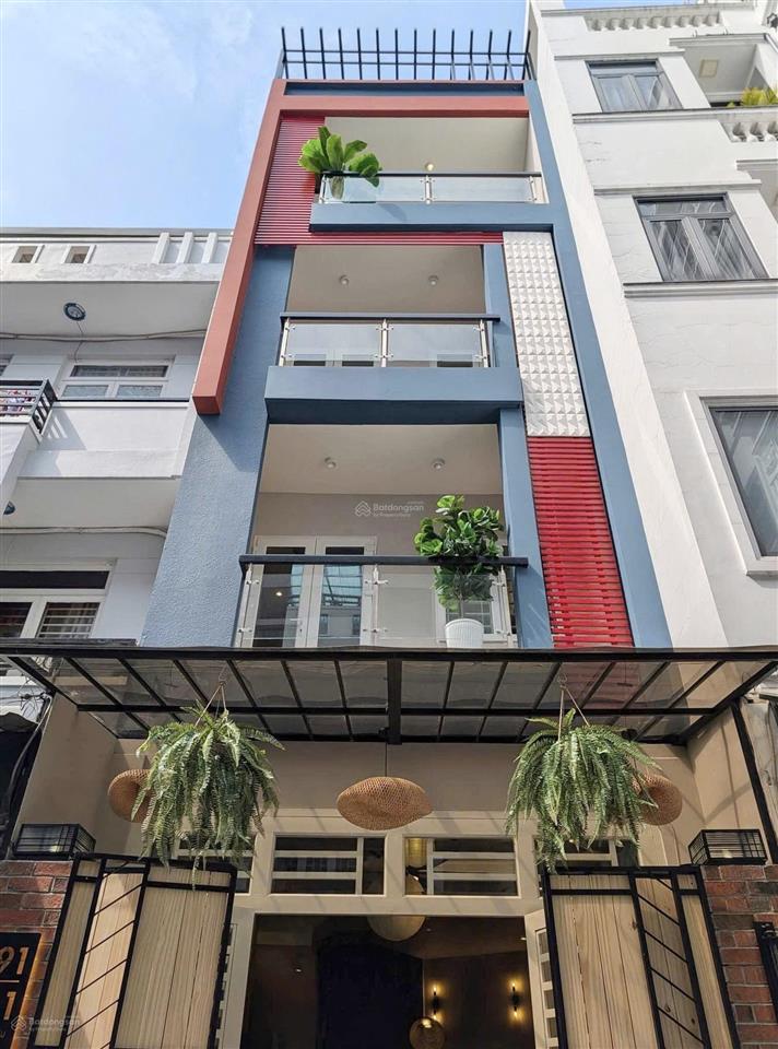 Độc lạ sài gòn hẻm xe tải 5m có gu 4 tầng lầu nội thất xịn quyến rũ không lộ giới ko quy hoạch