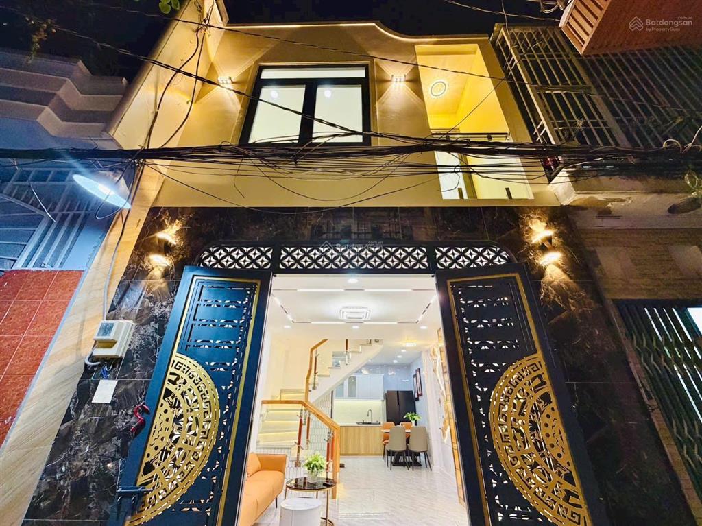 Nhà mới  ngang rộng 4 mét  cạnh quận phú nhuận  công viên gia định  đường quang trung  2 tầng