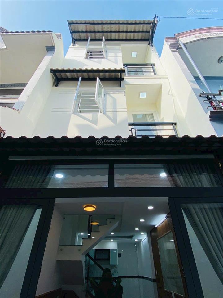 Hiếm , 4 phòng ngủ  3 tầng lầu hẻm rộng đường số 59 phạm văn chiêu  kèm nội thất