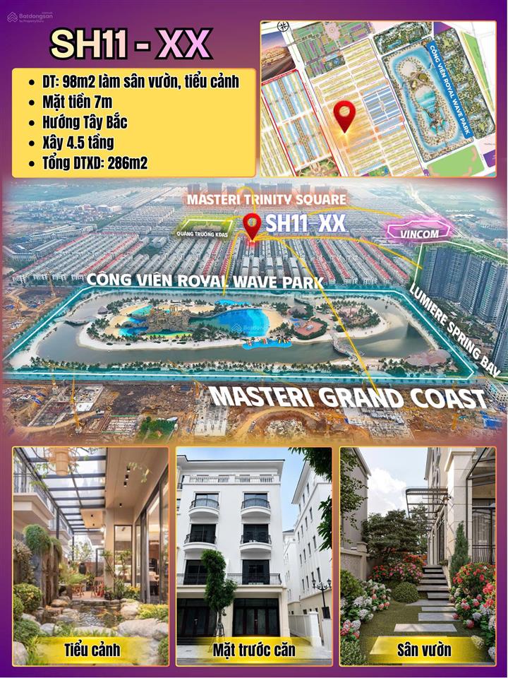 Cắt lỗ 5 tỷ liền kề vinhomes ocean park 2 phân khu san hô ngay công viên sóng và vincom