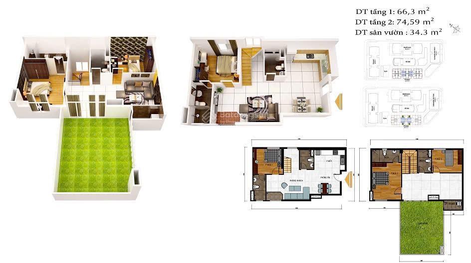 Cần bán gấp căn hộ duplex thông tầng hàng hiếm the art gia hoà