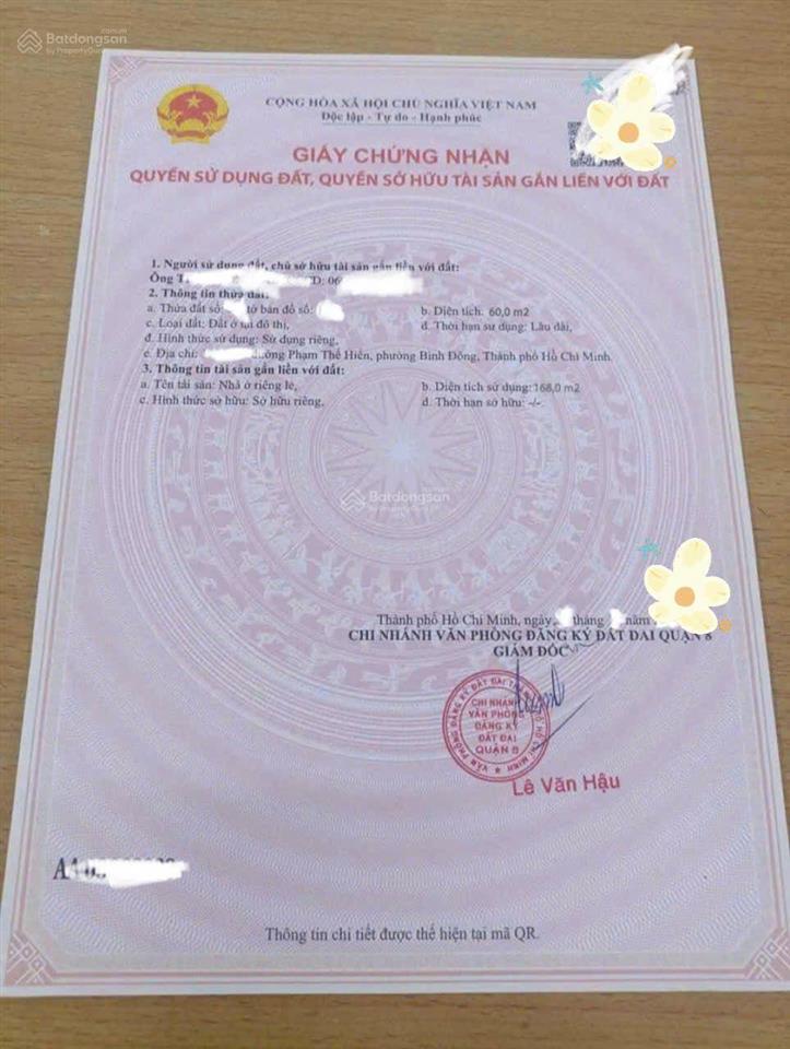 Bán nhà hẻm xe hơi phạm thế hiển, p5, q8 4x15m có 1 trệt 2 lầu 4 phòng ngủ, nhà mới đẹp vào ở ngay