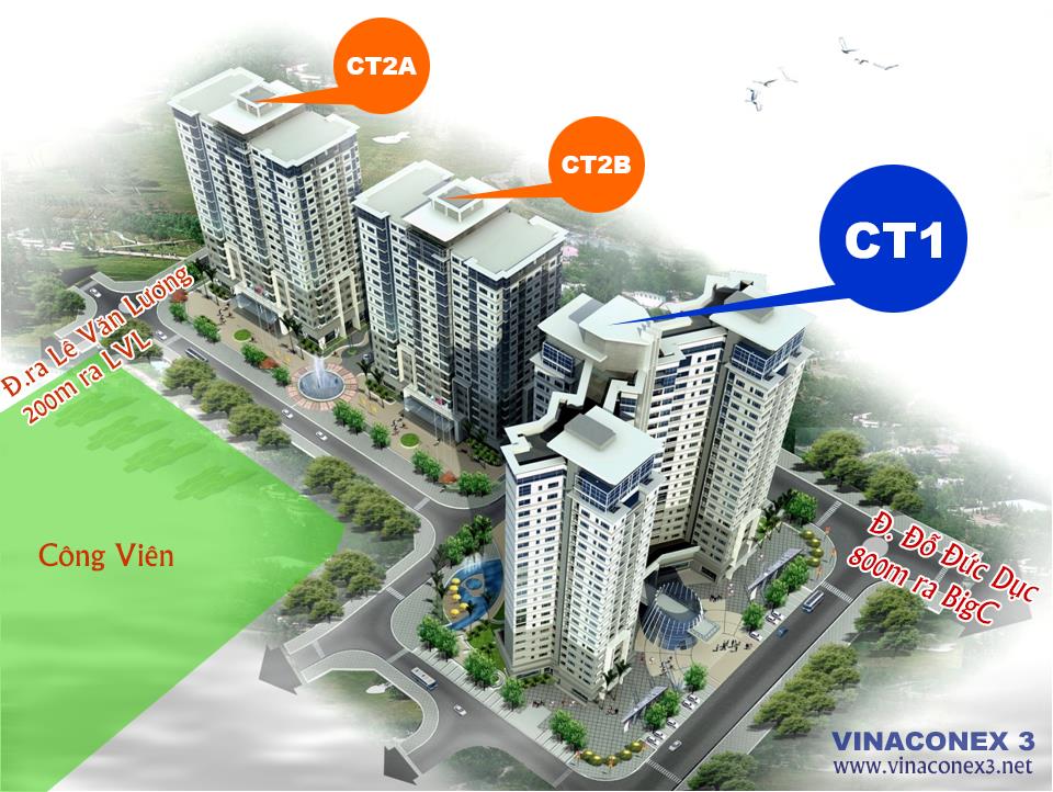 Cho thuê ch 3pn, 2wc, 100m2, giá 15 triệu tại ct2 viettel trung văn, tố hữu (the light trung văn)