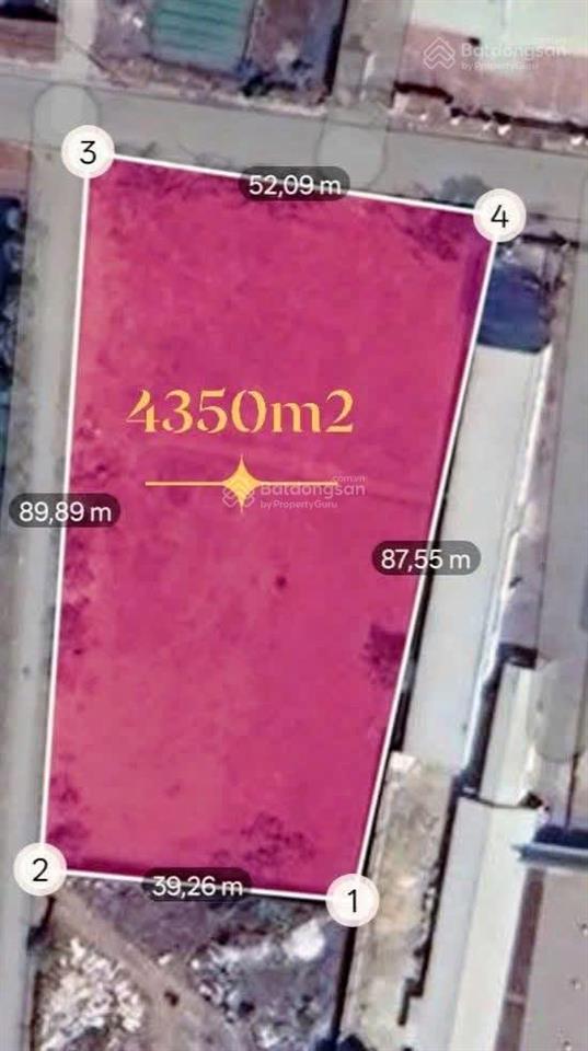 Gđ cần bán gấp lô đất 4350m góc 2 mặt tiền đường lê thị kim  kinh trung ương giá 11tr/1m2