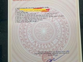 Bán 3 sổ 5x30m mới tách sau chợ xuân thới thượng giá 2ty7