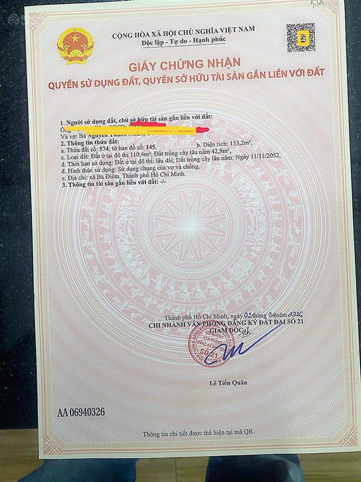 Bán 3 sổ 5x30m mới tách sau chợ xuân thới thượng giá 2ty7