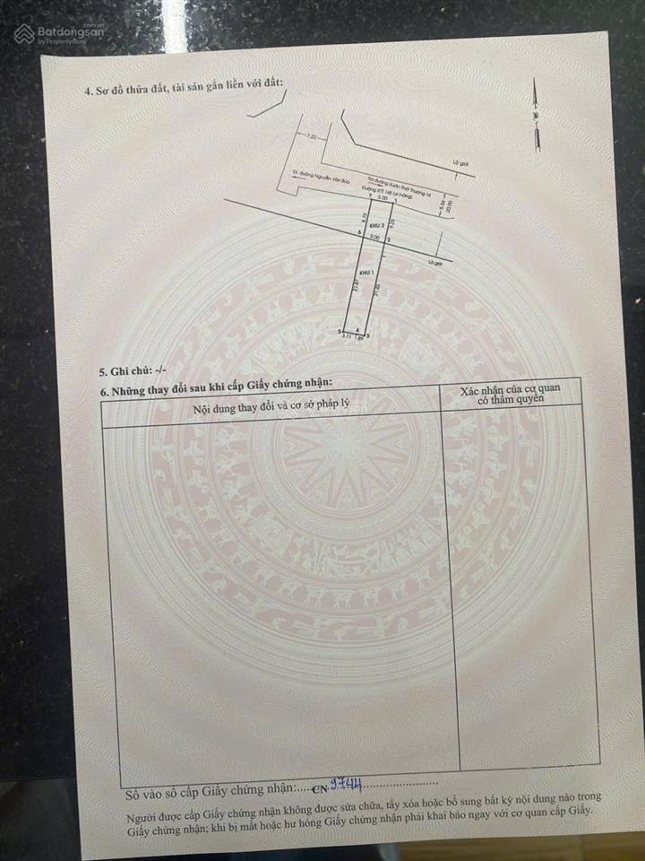 Bán 3 sổ 5x30m mới tách sau chợ xuân thới thượng giá 2ty7