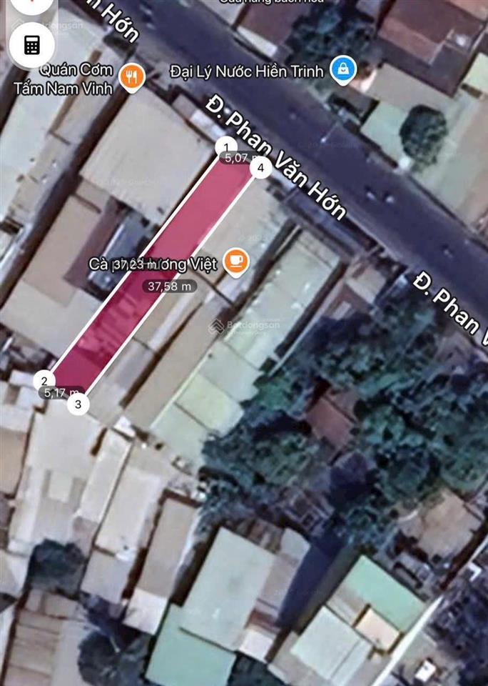 Bán nhà 5x38m mặt tiền phan văn hớn giá 10ty5 bà điểm hóc môn