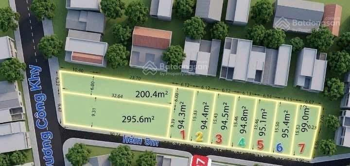 Bán gấp 6,15x15m đất thổ cư sổ riêng, giá 2,9 tỷ đường dương công khi