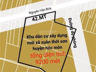Gđ cần bán 9600m mặt tiền nguyễn văn bứa xuân thới sơn hóc môn