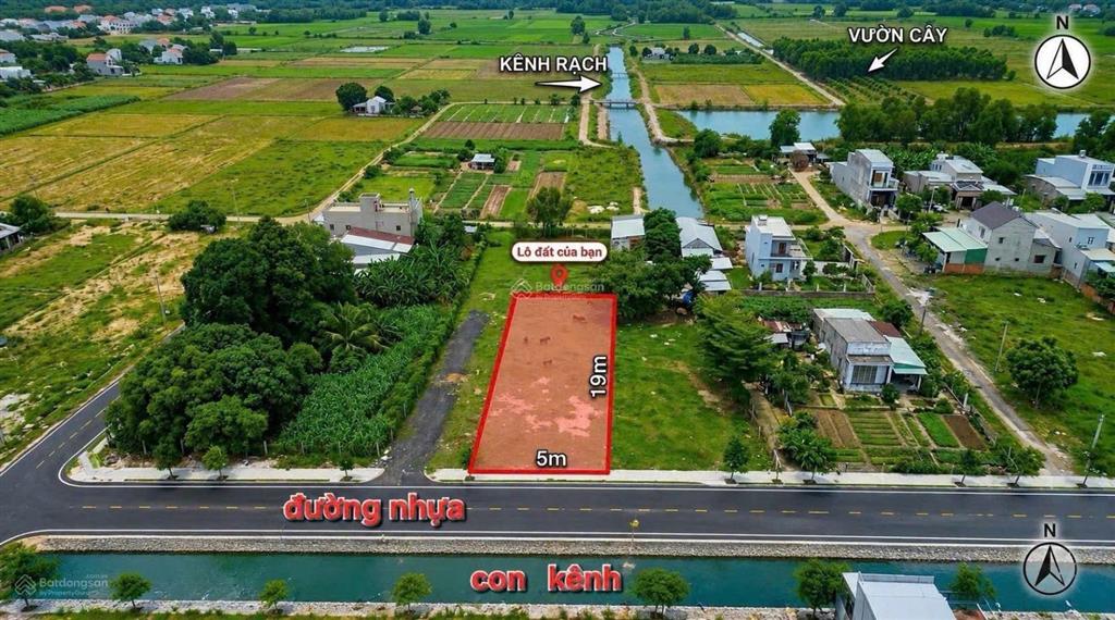 Giảm mạnh còn 4tỷ7 lô đất mặt tiền kênh liên xã xuân thới đông cũ hm