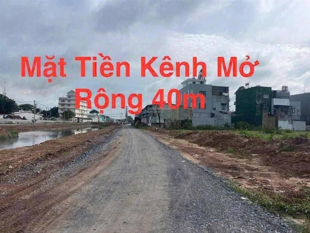 Giảm mạnh còn 4tỷ7 lô đất mặt tiền kênh liên xã xuân thới đông cũ hm