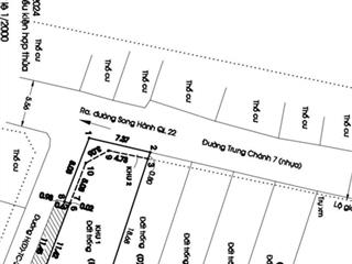 Bán gấp đất 5x20m, kế bên chợ trung chánh, giá 4 tỷ 5