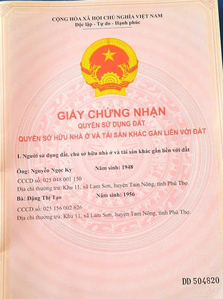 Bán đất tại thôn đô lương, 1 tỷ, 255 m2, pháp lý đầy đủ