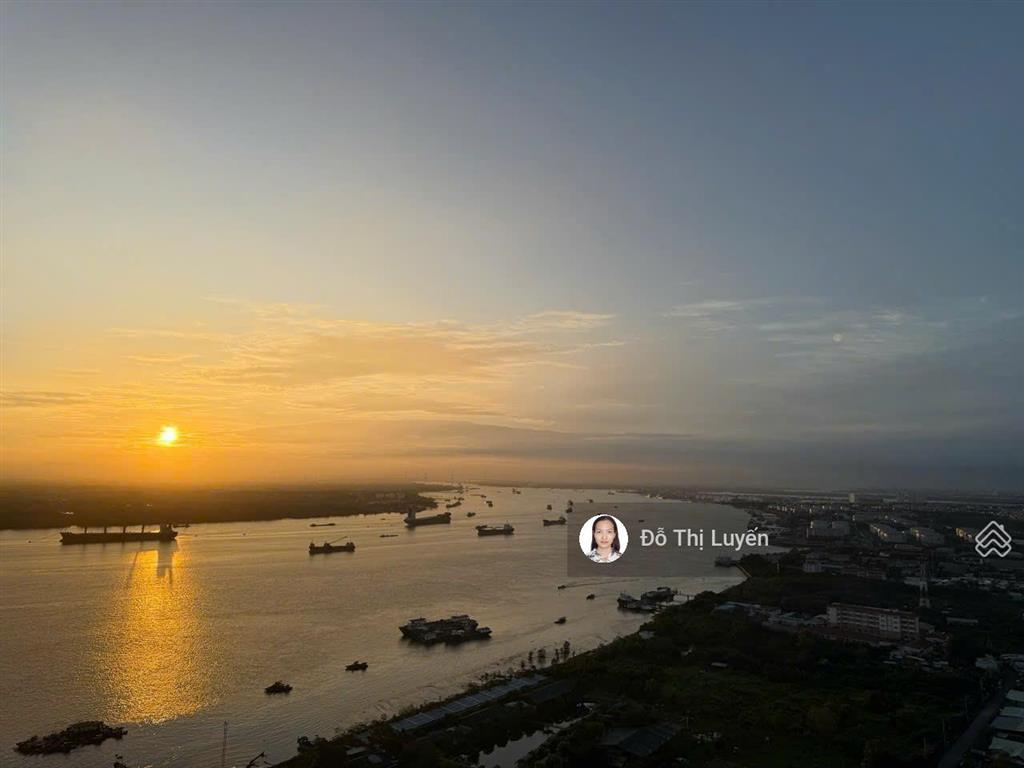 Căn hộ 55m2 ban công siêu dài cc cao cấp sky89, cho thuê 14 triệu full nội thất, view sông bao đẹp