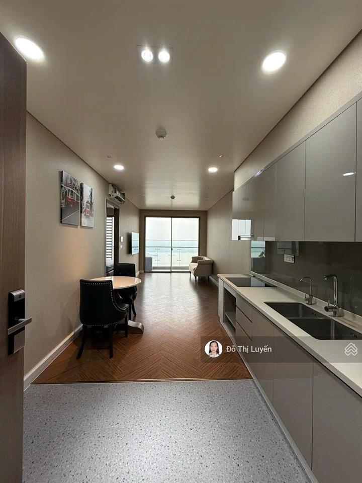 Căn hộ 55m2 ban công siêu dài cc cao cấp sky89, cho thuê 14 triệu full nội thất, view sông bao đẹp