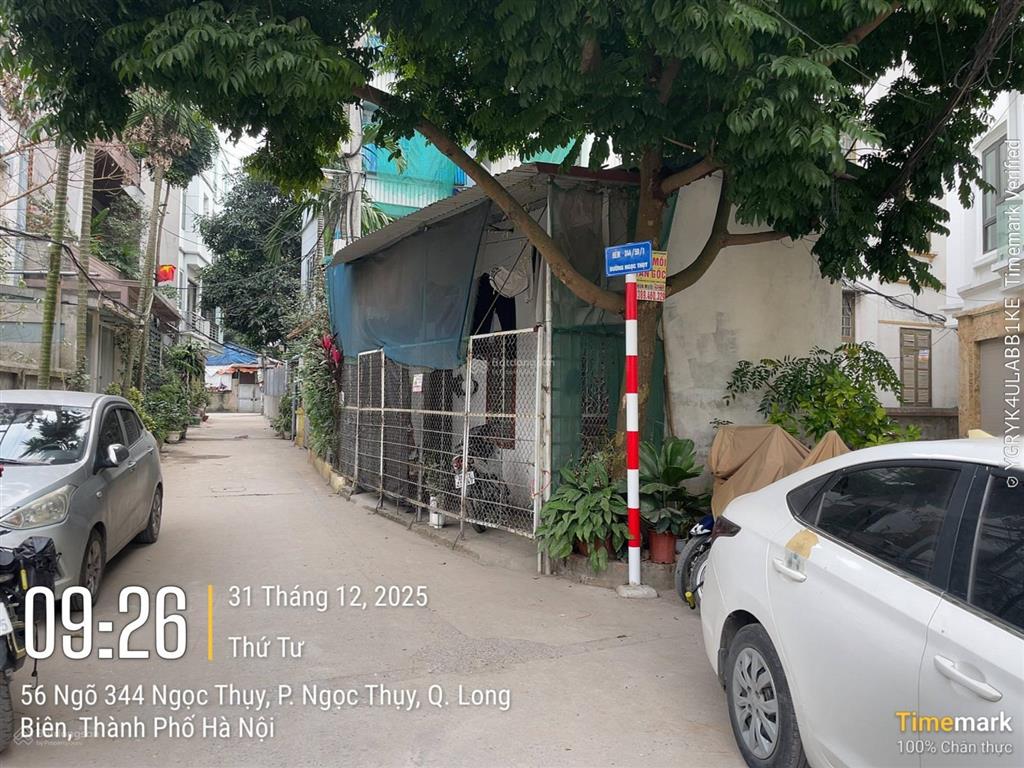 Bán đất tại ngọc thụy, long biên, hà nội, 17,6 tỷ, 80m2, mặt tiền lý tưởng 7.65m