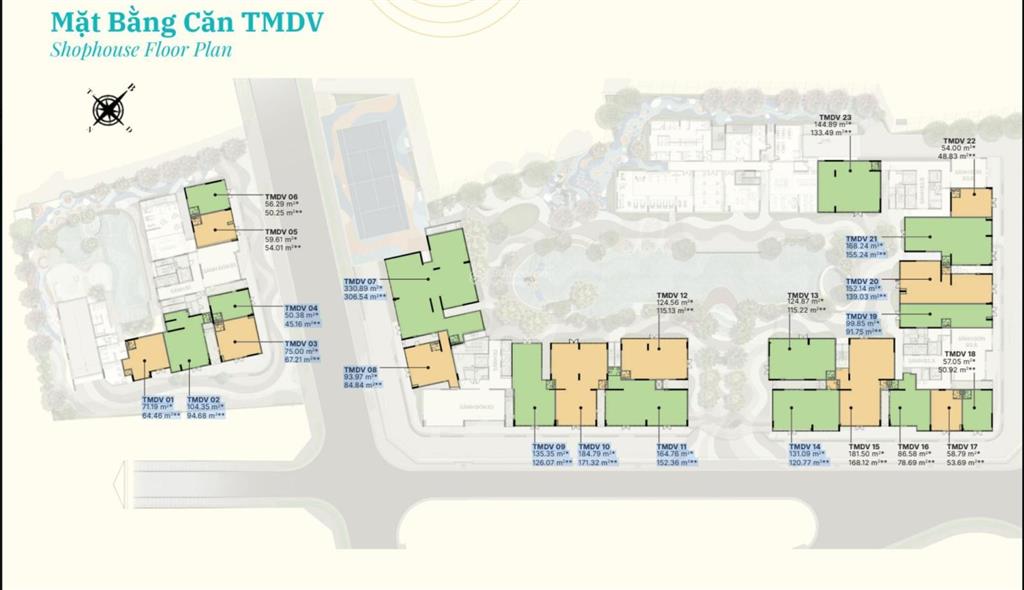 Bán nhanh shophouse khang điền quận 2 330m² vị trí kinh doanh đắc địa ngay cổng khu đô thị