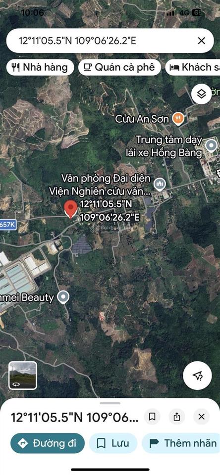Bán đất mặt tiền tỉnh lộ 3, nha trang thích hợp làm kho xưởng 1.258m2 full thổ cư