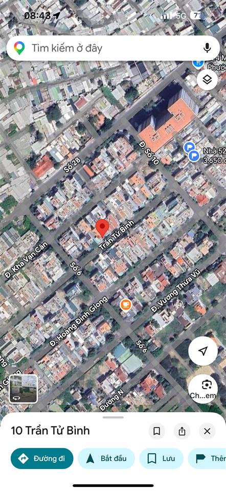 Bán nhà mặt đường trần tử bình kdt phước long a, nhà mới chỉ 8,7 tỷ