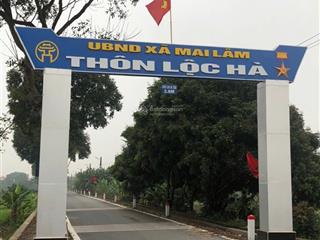 Bán gấp mảnh đất rất đẹp ô tô nhỏ qua tại lộc hà  xã đông anh ( xã mai lâm cũ )
diện tích 48.9m