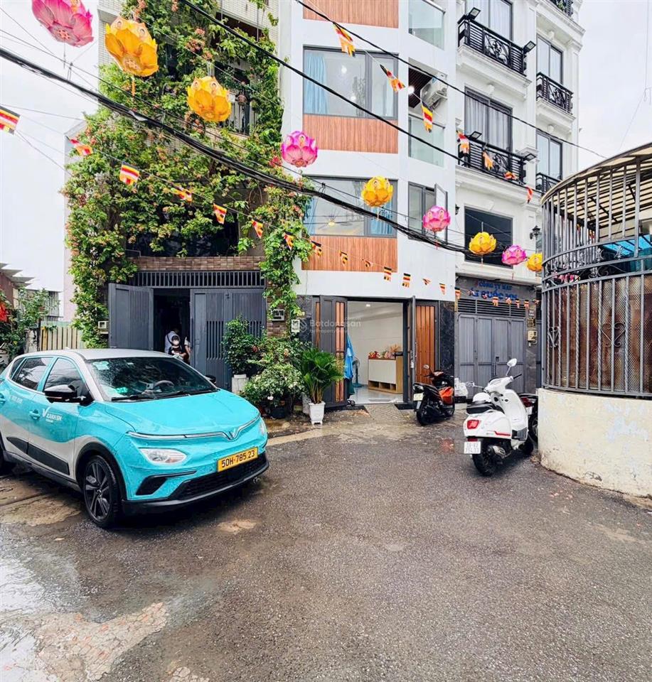Nhà mới full nội thất đường oto thông trần bá giao
