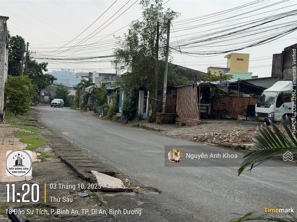 Chủ bán lô đất mt đường đào sư tích  dt743. bề ngang đất rộng 5m thích hợp xây chdv, xây 6 tầng