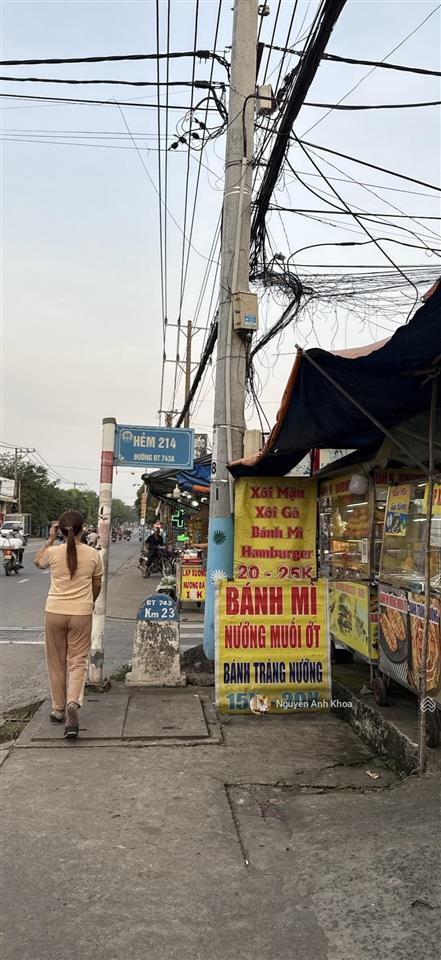 Chủ bán gấp lô đất mặt tiền đường nhựa 7m sát dt743  sát bình nguyên, bcons chỉ 3,5 tỷ