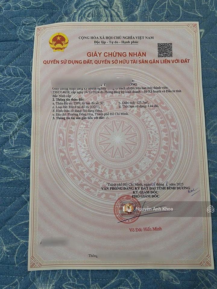 Đất vị trí đẹp, khu vực tiềm năng, ngay trục thống nhất, sát bcons, bến xe miền đông mới