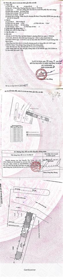 Bán nhà mặt tiền số 9 trần não, thủ đức