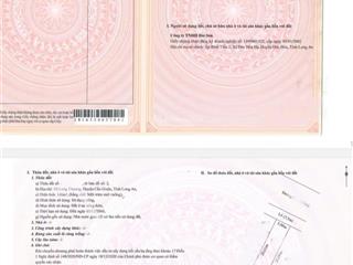 Bán gấp đất khu dân cư the sol city, sổ hồng riêng giá 2.5 tỷ