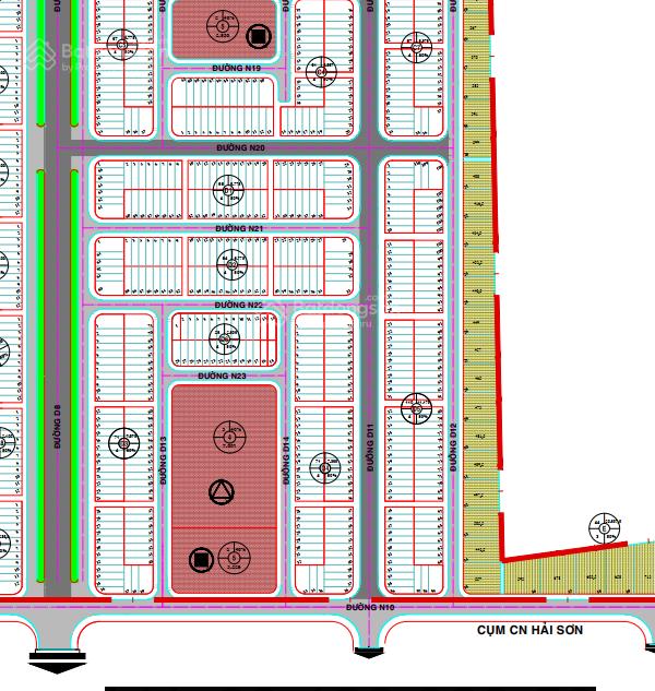 Bán gấp đất khu dân cư the sol city, sổ hồng riêng giá 2.5 tỷ