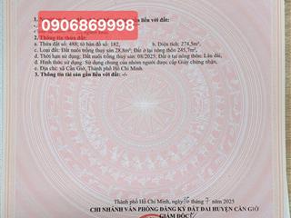 Bán đất đường thạnh thới, ngay chợ hàng dương, cần giờ. giá 62 triệu / m2