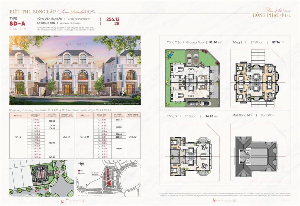 Mở bán biệt thự song lập vị trí đẹp tại dự án hồng hạc city phú mỹ hưng. thanh toán trước 4 tỷ
