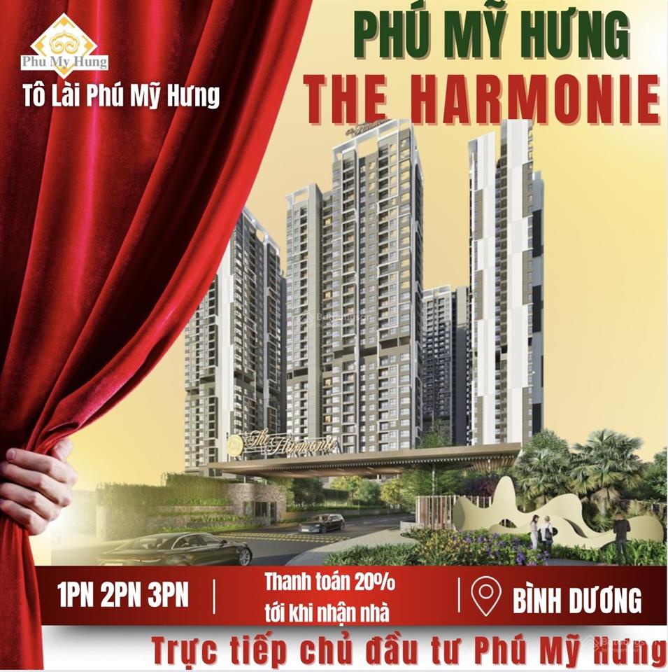 Căn hộ the harmonie phú mỹ hưng của chủ đầu tư phú mỹ hưng sắp ra mắt vào tháng 1/2026  giá tốt