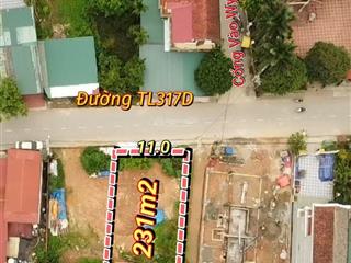 Bán lô đất 11m mặt đường tỉnh lộ 317d thanh thuỷ  phú thọ.  0865 566 ***