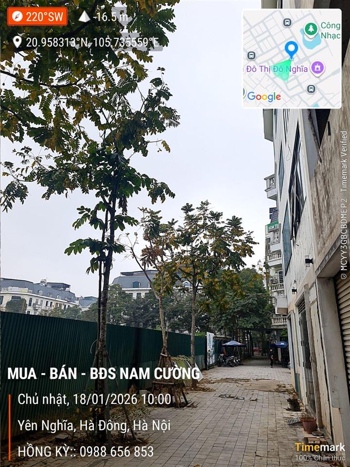 Bán liền kề nam cường 100m2  mặt trung tâm thương mại  giá 20,8 tỷ