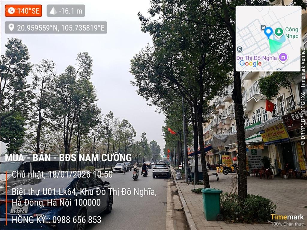 Biệt thự nam cường 75m2  view hồ  đường 30m  vỉa hè 10m  hoàn thiện thang máy  giá 21,9 tỷ