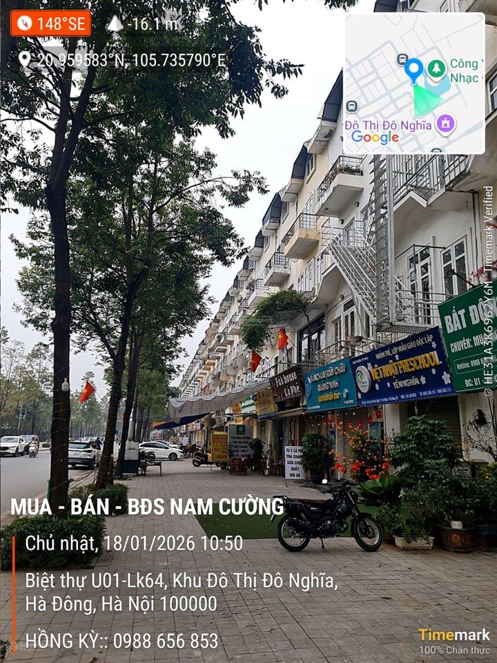 Biệt thự nam cường 75m2  view hồ  đường 30m  vỉa hè 10m  hoàn thiện thang máy  giá 21,9 tỷ